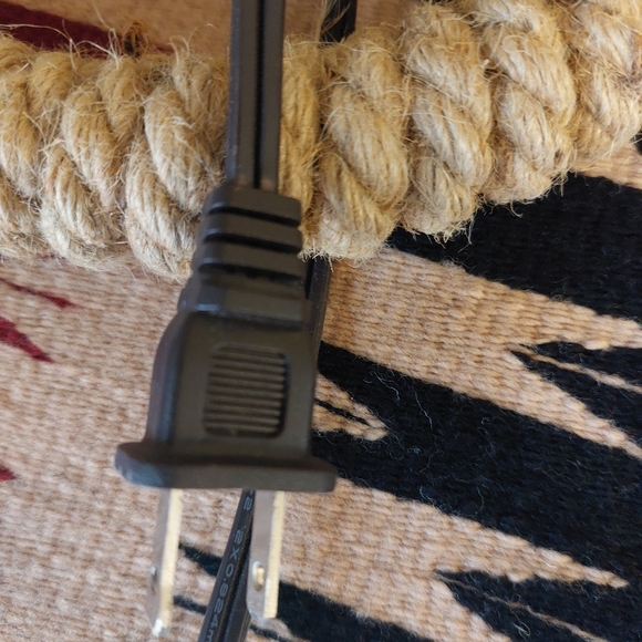 Vintage Adrien Audoux Inspired Rope Table Lamp - Picture 7 of 8